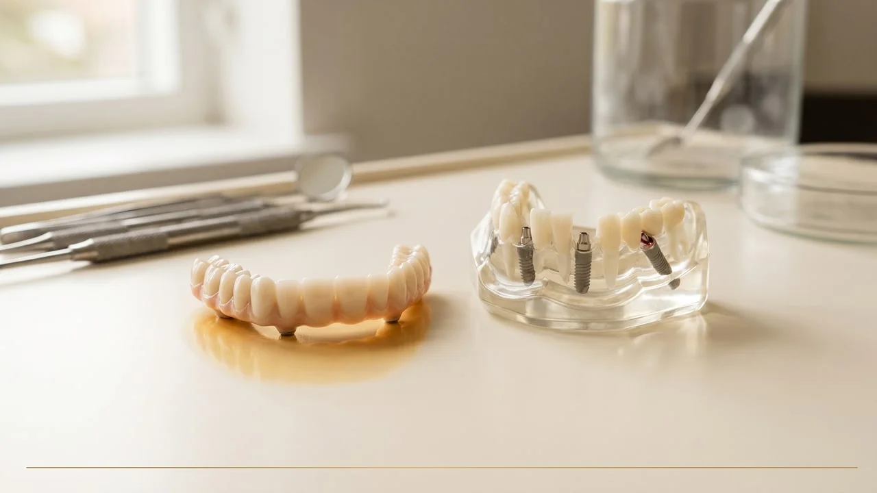 Prothèse complète All-on-4 en zircone sur 4 implants — Renaissance Clinique Istanbul