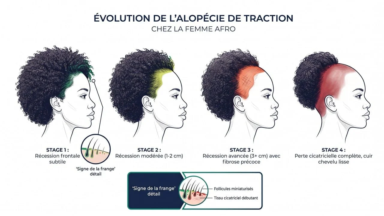 Alopécie de traction chez la femme afro : prévention et traitement