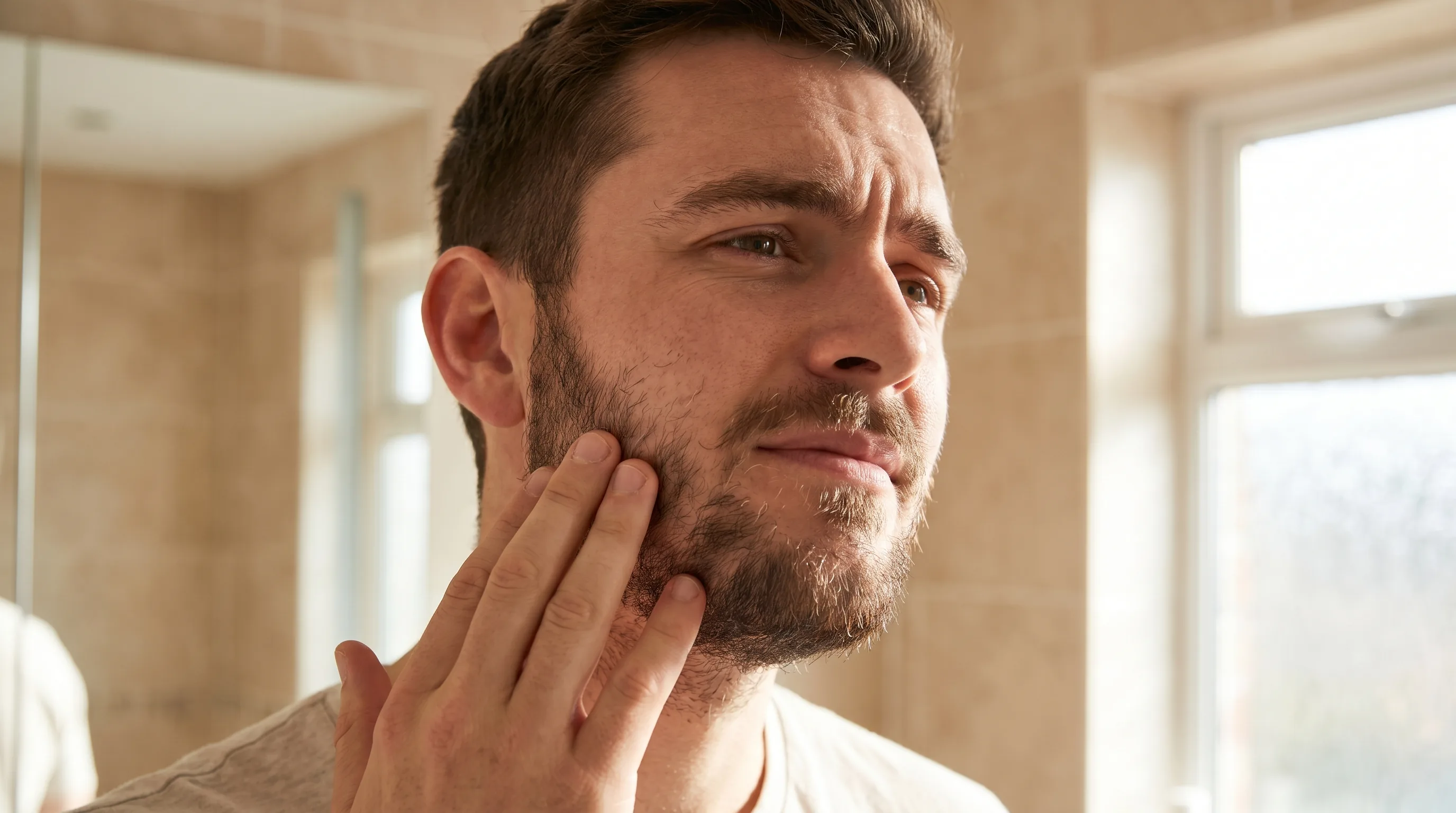 Barbe clairsemée et trous : densifier durablement