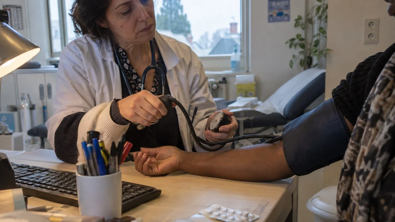 Consultation de médecine générale — le diagnostic justifie d'aborder le bilan général, en particulier lipidique