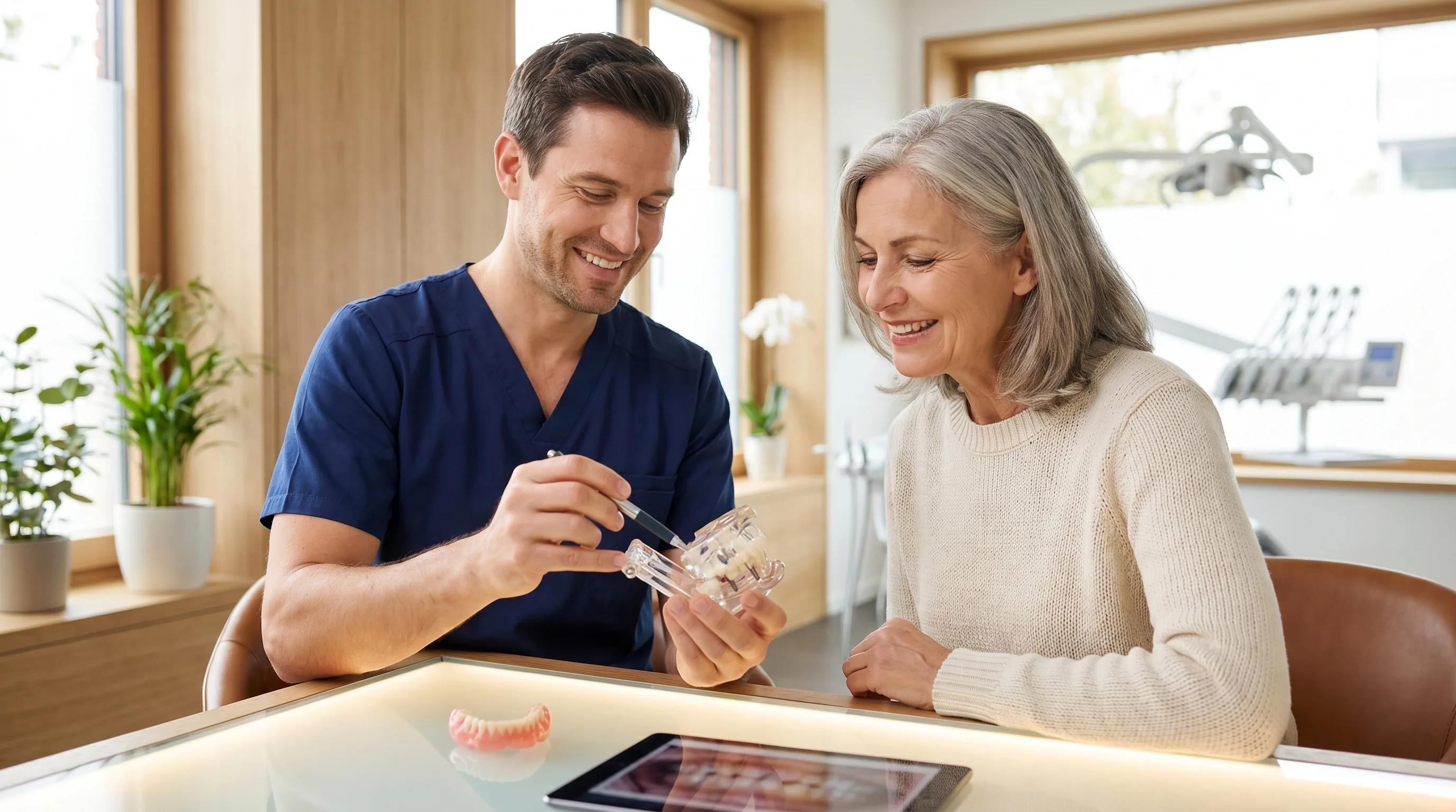 Dentier amovible ou implant dentaire : que choisir ?