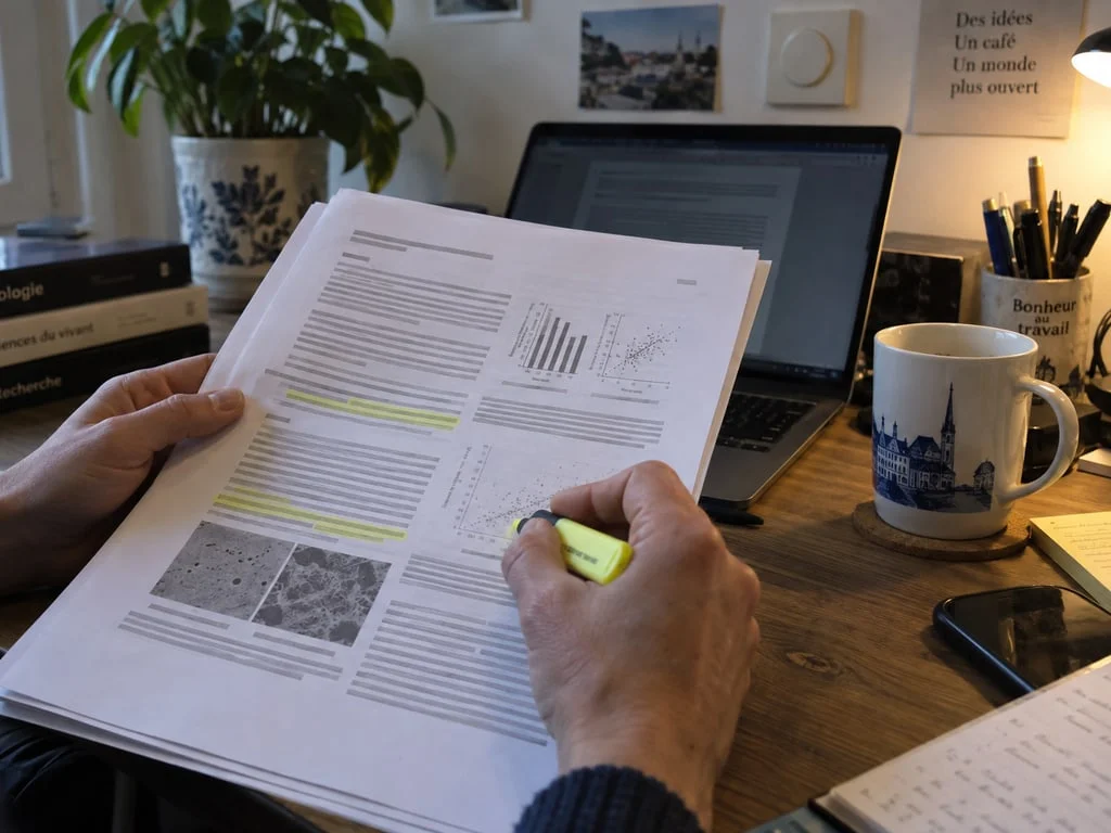 Lecture d'un article scientifique imprimé : la réputation capillaire du kétoconazole repose sur trois publications, dont les auteurs eux-mêmes signalent les limites