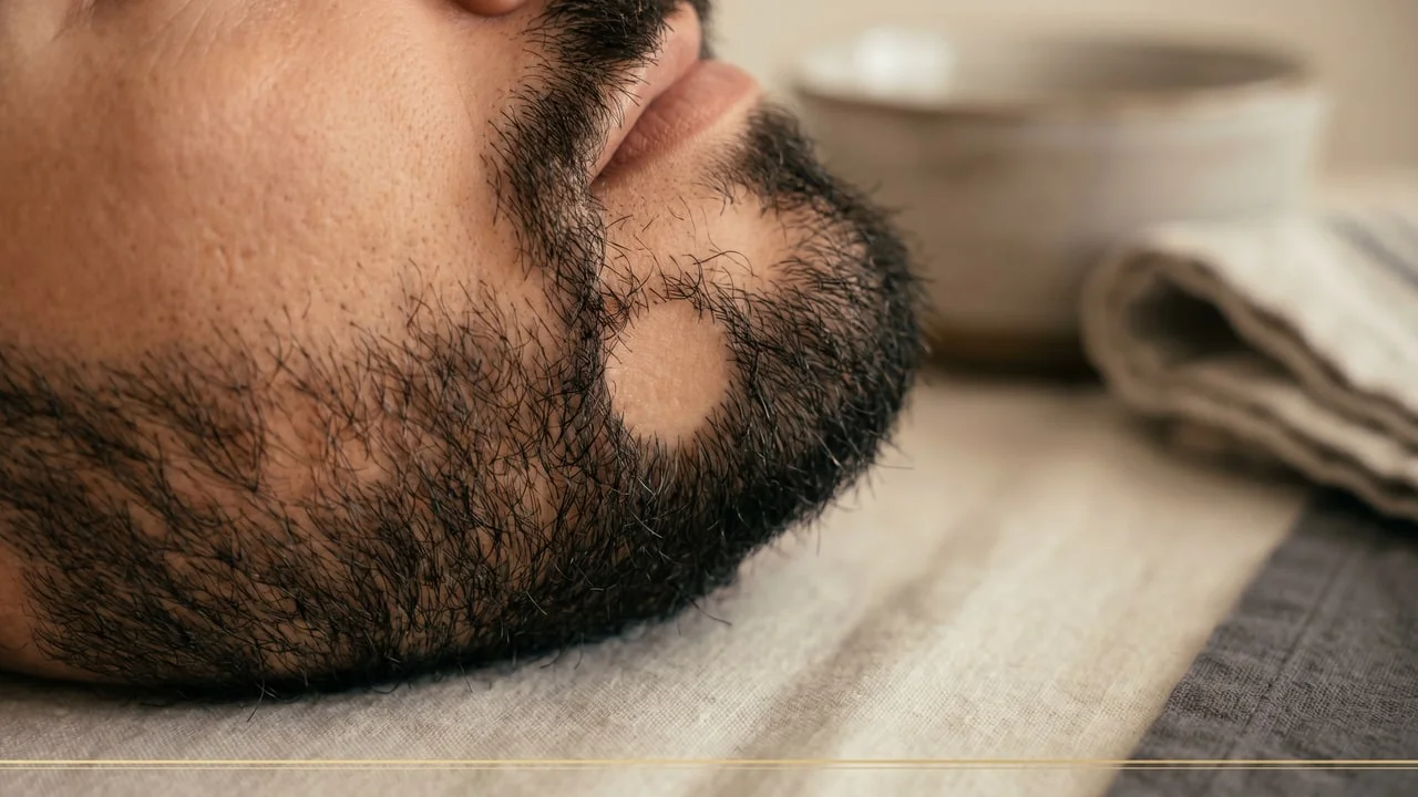 Pelade de la barbe : causes, traitements et greffe
